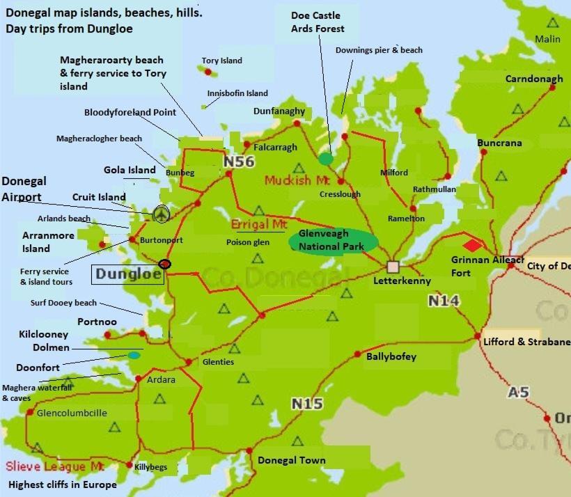 Dungloe Lakeside Lodging 아파트 외부 사진